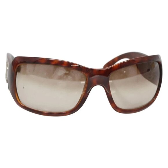 CHANEL Sunglasses Plastic Brown CC Auth bs28249 - Picture 1 of 11